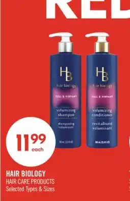 Shoppers Drug Mart HAIR BIOLOGY HAIR CARE PRODUCTS offer