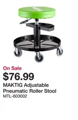 Bumper to Bumper Adjustable Pneumatic Roller Stool offer