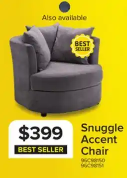 Leon's Snuggle Accent Chair - Grey offer