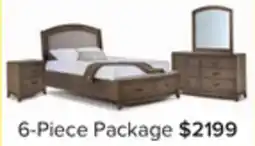 Leon's Camelot 6 - Piece Queen Storage Bedroom Package - Burnished Beige offer