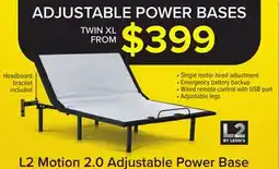 Leon's L2 Motion Twin XL Adjustable Base 2.0 offer