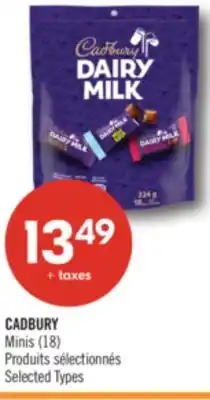 Pharmaprix CADBURY Minis (18) offer