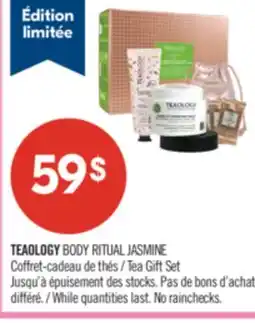 Pharmaprix TEAOLOGY BODY RITUAL JASMINE Tea Gift Set offer