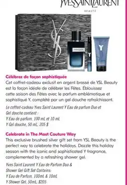 Pharmaprix Yves Saint Laurent Y Eau de Parfum Duo & Shower Gel Gift Set offer