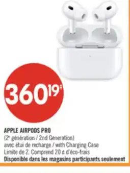 Pharmaprix APPLE AIRPODS PRO offer