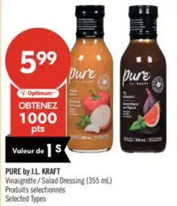 Pharmaprix PURE by J.L. KRAFT Salad Dressing (355 mL) offer