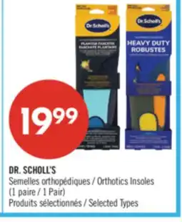 Pharmaprix DR. SCHOLL'S Orthotics Insoles (1 Pair) offer
