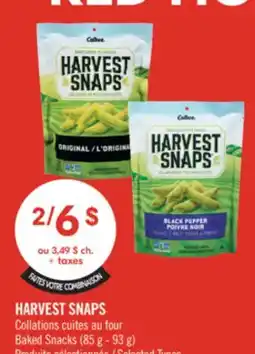 Pharmaprix HARVEST SNAPS Collations Baked Snacks offer