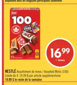 Pharmaprix NESTLÉ Assorted Minis offer