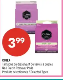 Pharmaprix CUTEX Nail Polish Remover Pads offer