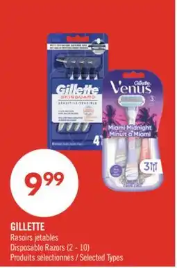 Pharmaprix GILLETTE Disposable Razors offer