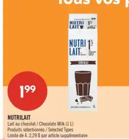 Pharmaprix NUTRILAIT Chocolate Milk offer