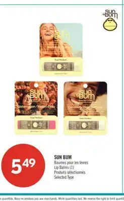 Pharmaprix SUN BUM Lip Balms offer