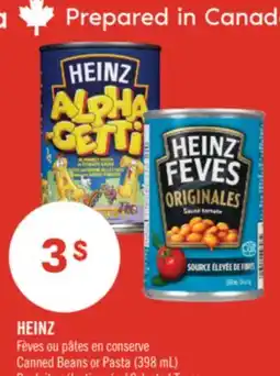 Pharmaprix HEINZ Canned Beans or Pasta offer