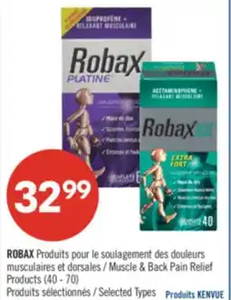 Pharmaprix ROBAX Muscle & Back Pain Relief Products (40 - 70) offer