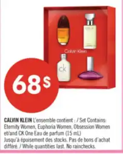 Pharmaprix CALVIN KLEIN Set offer