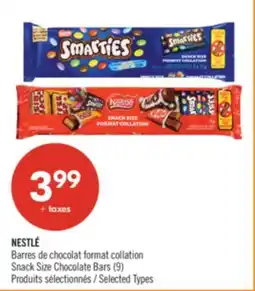 Pharmaprix NESTLÉ Snack Size Chocolate Bars offer