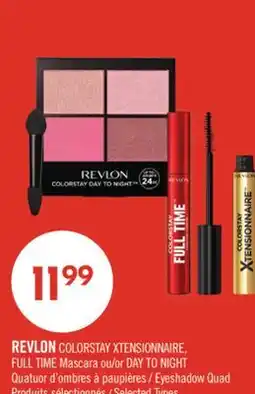 Pharmaprix REVLON COLORSTAY XTENSIONNAIRE, FULL TIME Mascara or DAY TO NIGHT Eyeshadow Quad offer