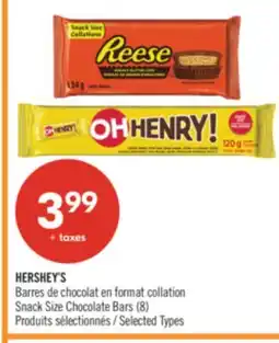 Pharmaprix HERSHEY'S Snack Size Chocolate Bars offer