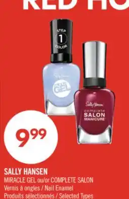 Pharmaprix SALLY HANSEN MIRACLE GEL or COMPLETE SALON Nail Enamel offer