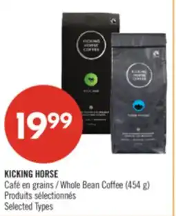 Pharmaprix KICKING HORSE Whole Bean Coffee offer