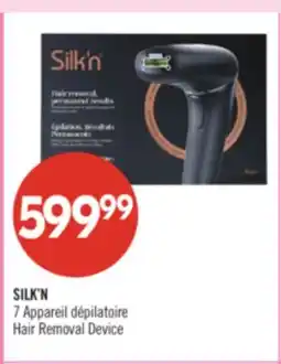 Pharmaprix SILK'N Hair Removal Device offer
