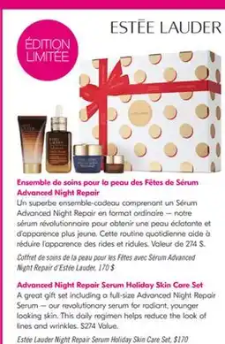 Pharmaprix Estée Lauder Night Repair Serum Holiday Skin Care Set offer