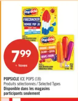 Pharmaprix POPSICLE ICE POPS (18) offer