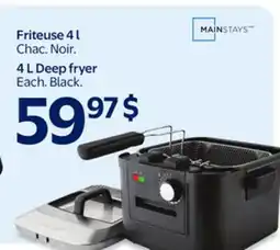 Walmart Friteuse 4l Mainstays offer