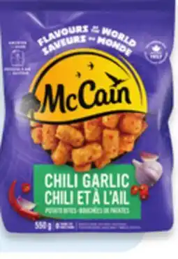 Walmart bouchées de patates au chili et à l'ail 550 g McCain offer