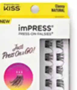 Walmart Paq. de 12 faux cils imPRESS de Kiss offer