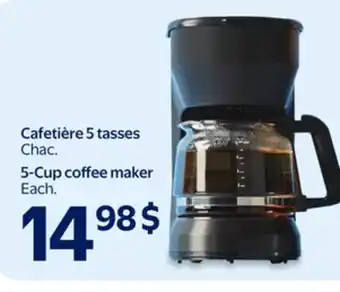 Walmart Cafetière 5 tasses offer