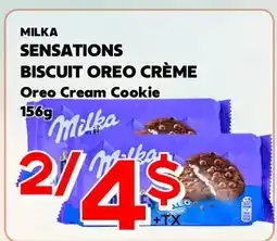Marche Salaberry MILKA SENSATIONS BISCUIT OREO CRÈME offer