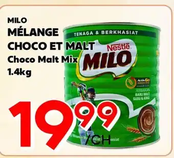 Marche Salaberry MILO MÉLANGE CHOCO ET MALT offer