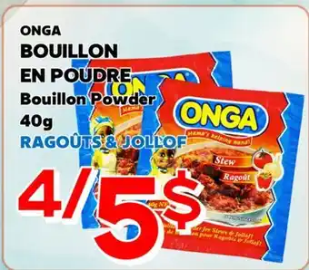 Marche Salaberry ONGA BOUILLON EN POUDRE offer