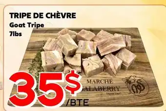 Marche Salaberry TRIPE DE CHÈVRE offer