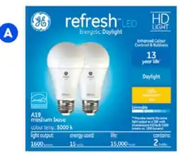 RONA 100-W A19 LED bulbs in pack of 2 Daylight offer