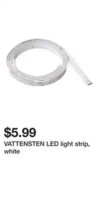 IKEA VATTENSTEN LED light strip, white offer