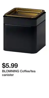 IKEA BLOMNING Coffee/tea canister offer