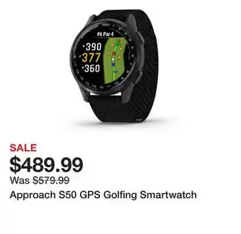 TSC Stores Approach S50 GPS Golfing Smartwatch offer