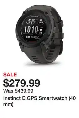 TSC Stores Instinct E GPS Smartwatch (40 mm) offer