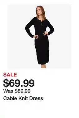 TSC Stores Cable Knit Dress offer