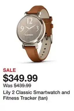 TSC Stores Lily 2 Classic Smartwatch and Fitness Tracker (tan) offer