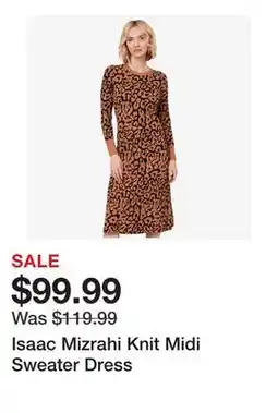 TSC Stores Isaac Mizrahi Knit Midi Sweater Dress offer