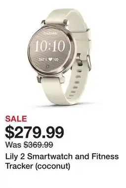 TSC Stores Lily 2 Smartwatch and Fitness Tracker (coconut) offer