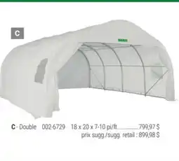 BMR 11 X 10 X 20 pi ABRI D'AUTO offer