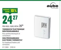 BMR THERMOSTAT ÉLECTRONIQUE NON PROGRAMMABLE offer