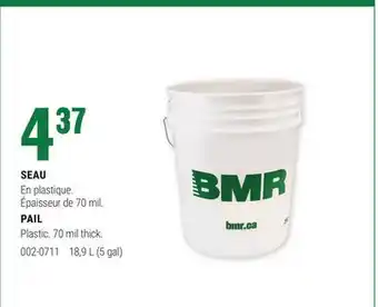 BMR SEAU offer