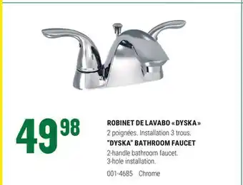 BMR ROBINET DE LAVABO  DYSKA  offer