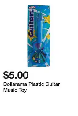 Dollarama Dollarama Plastic Guitar Music Toy offer
